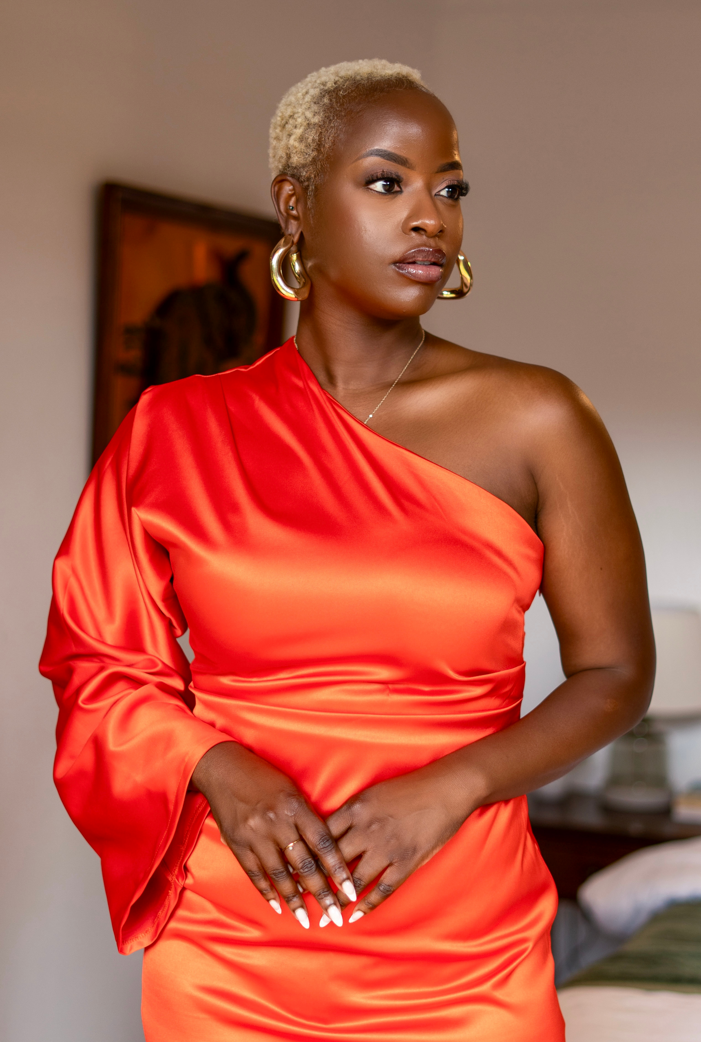 Liya One Shoulder Dress