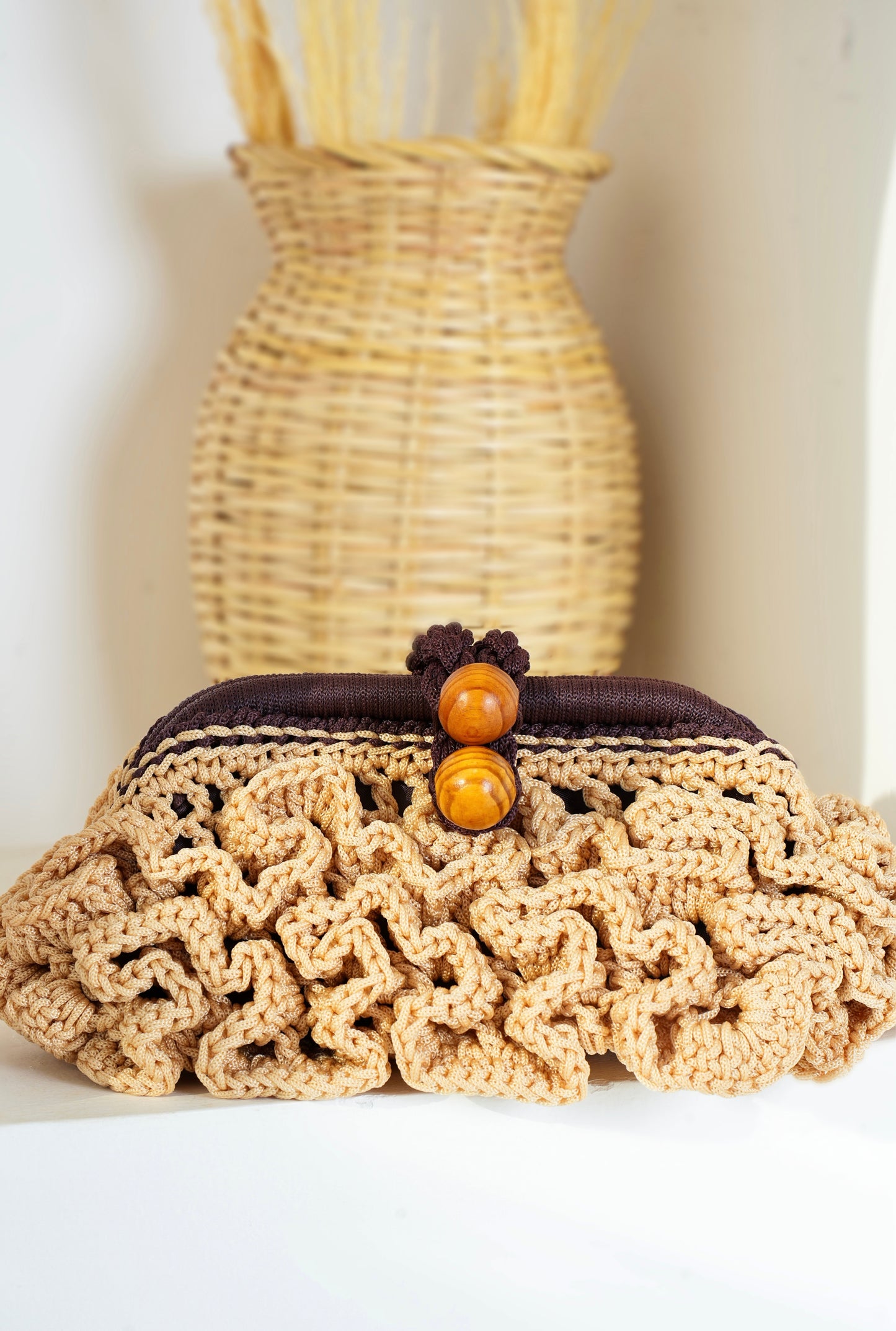 Alani Woven Pouch - Natural Beige