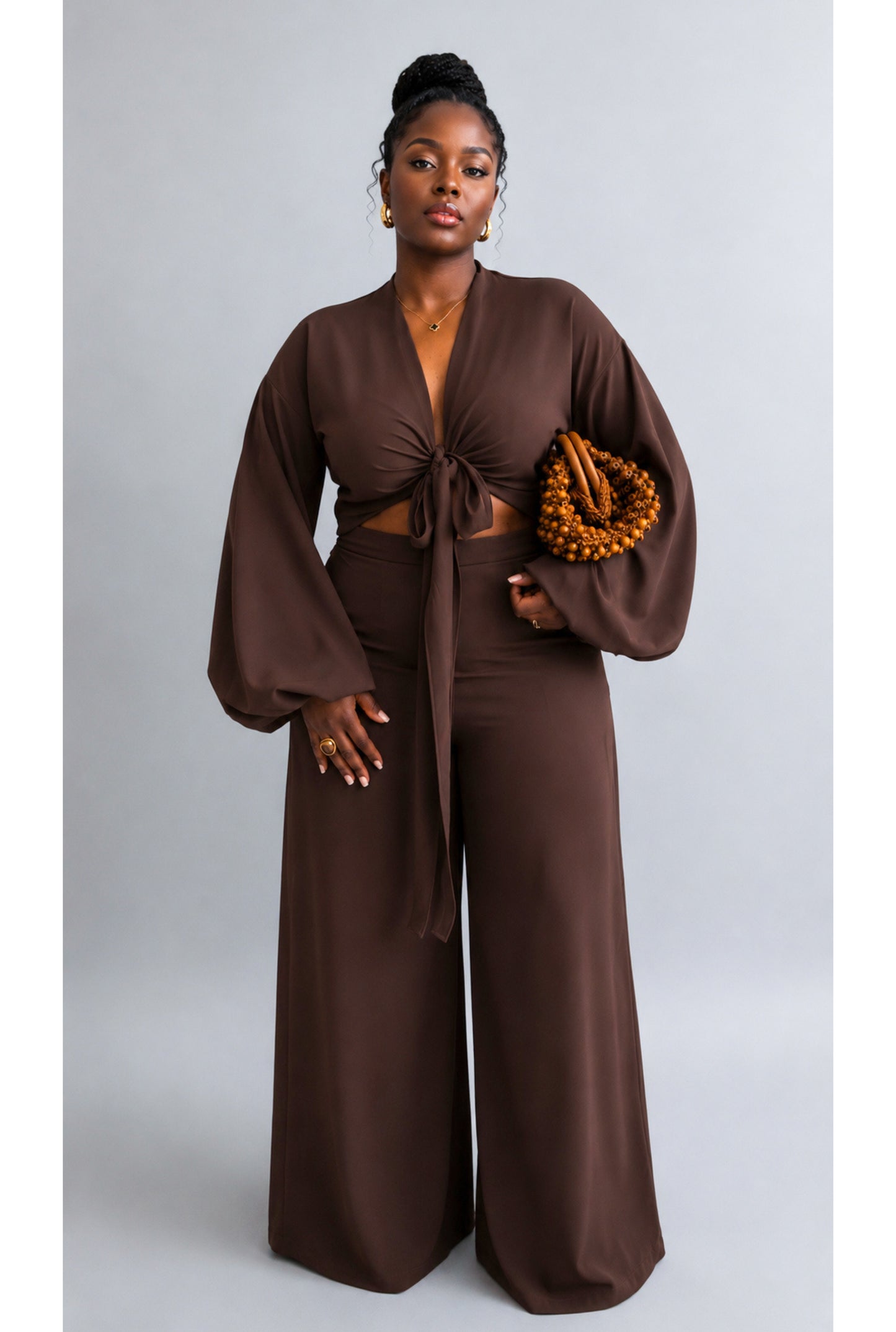 Alorä Pants Set - Choco
