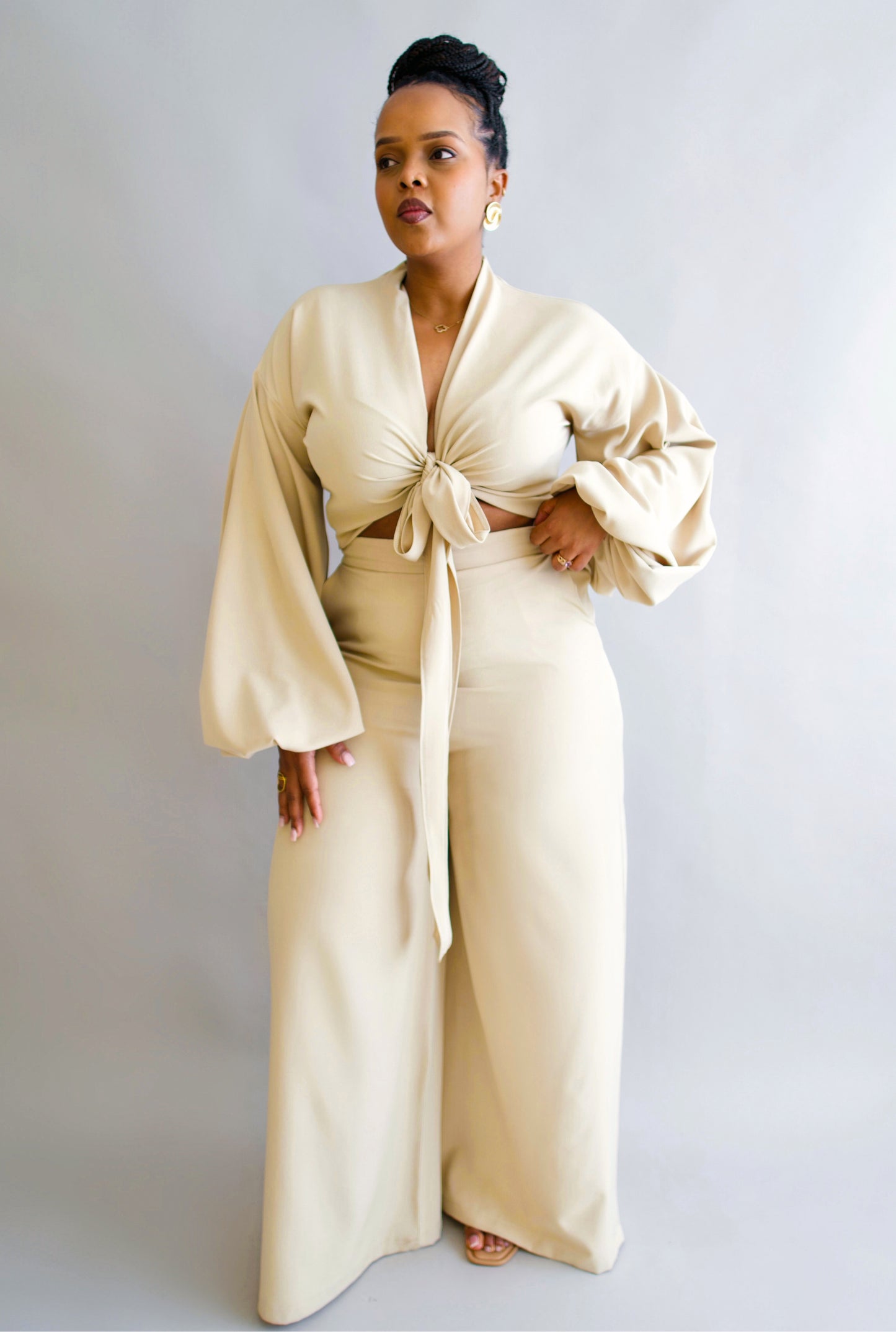 Alorä Pants Set - Honey beige