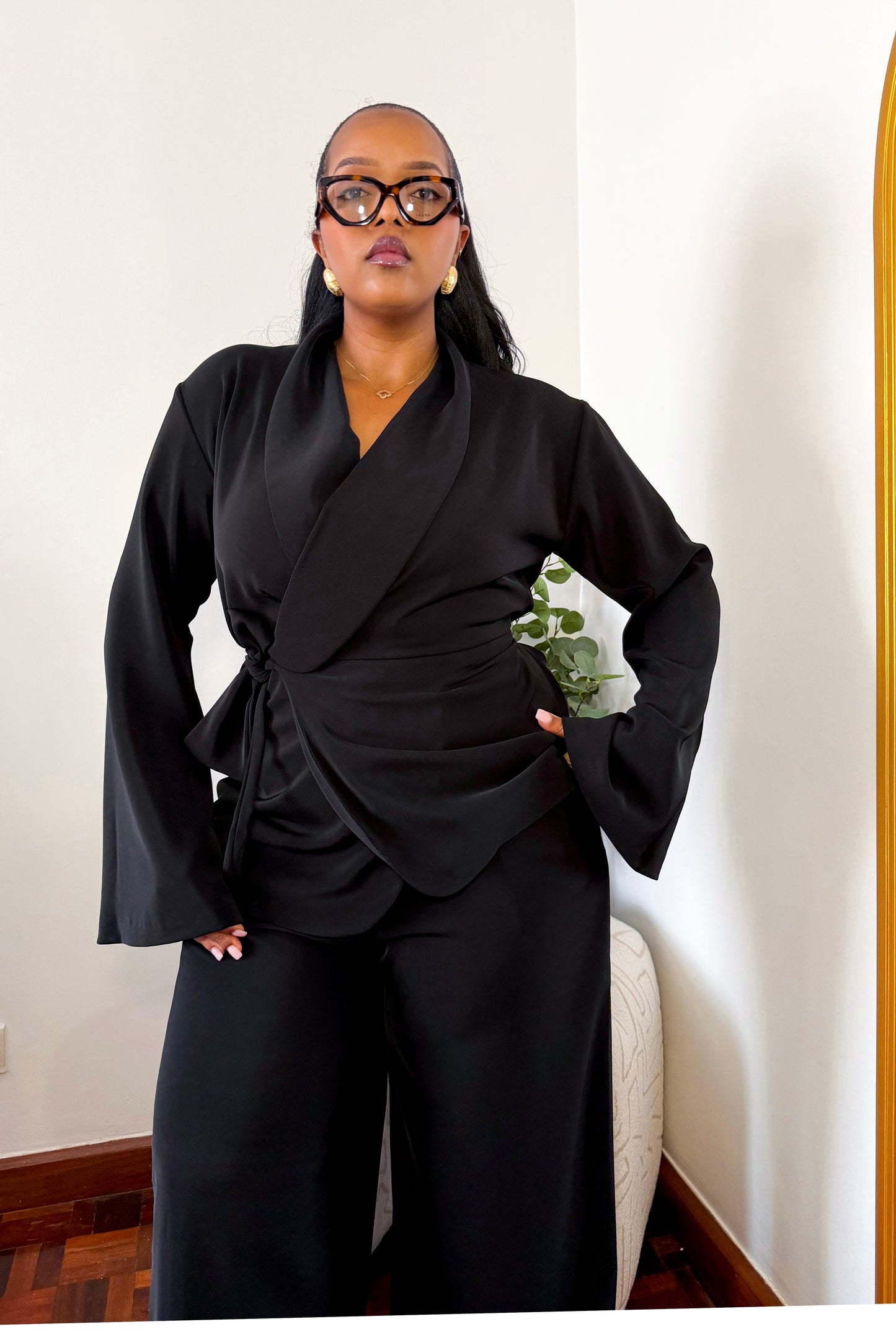 Amani Pants Set - Black