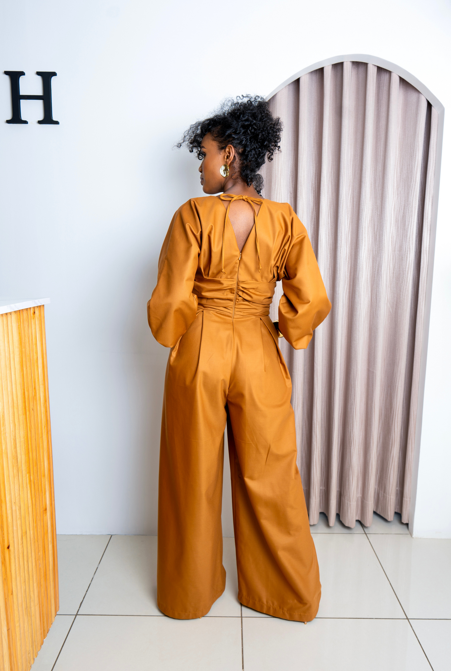 Anaya Jumpsuit - Tan