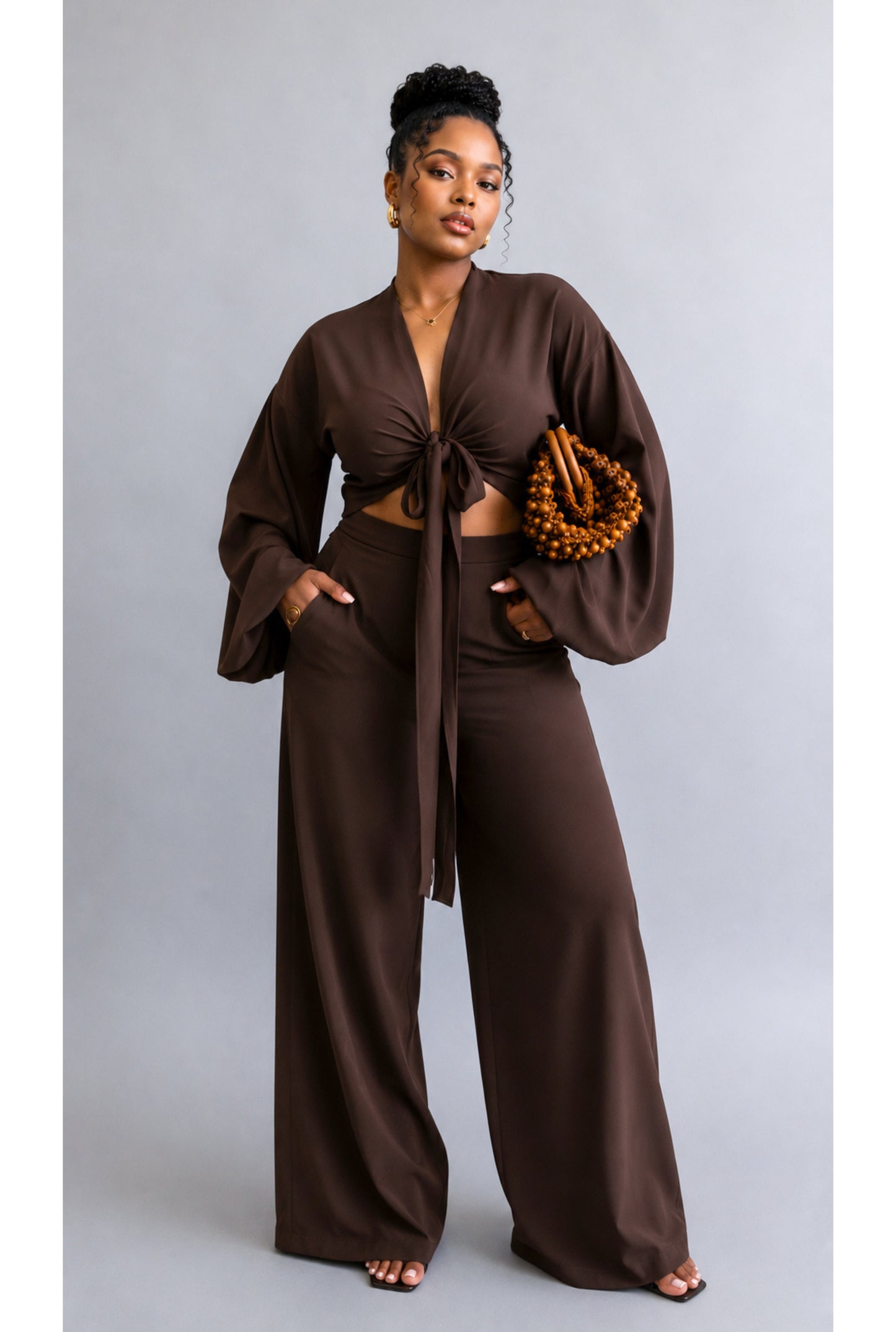 Alorä Pants Set - Choco