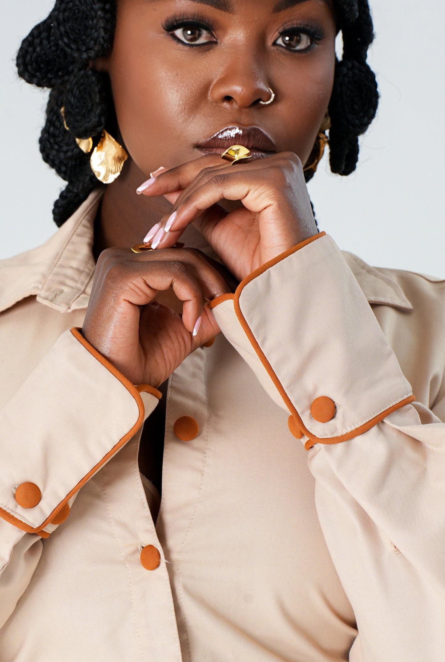 Eira Matching Shirt - Beige
