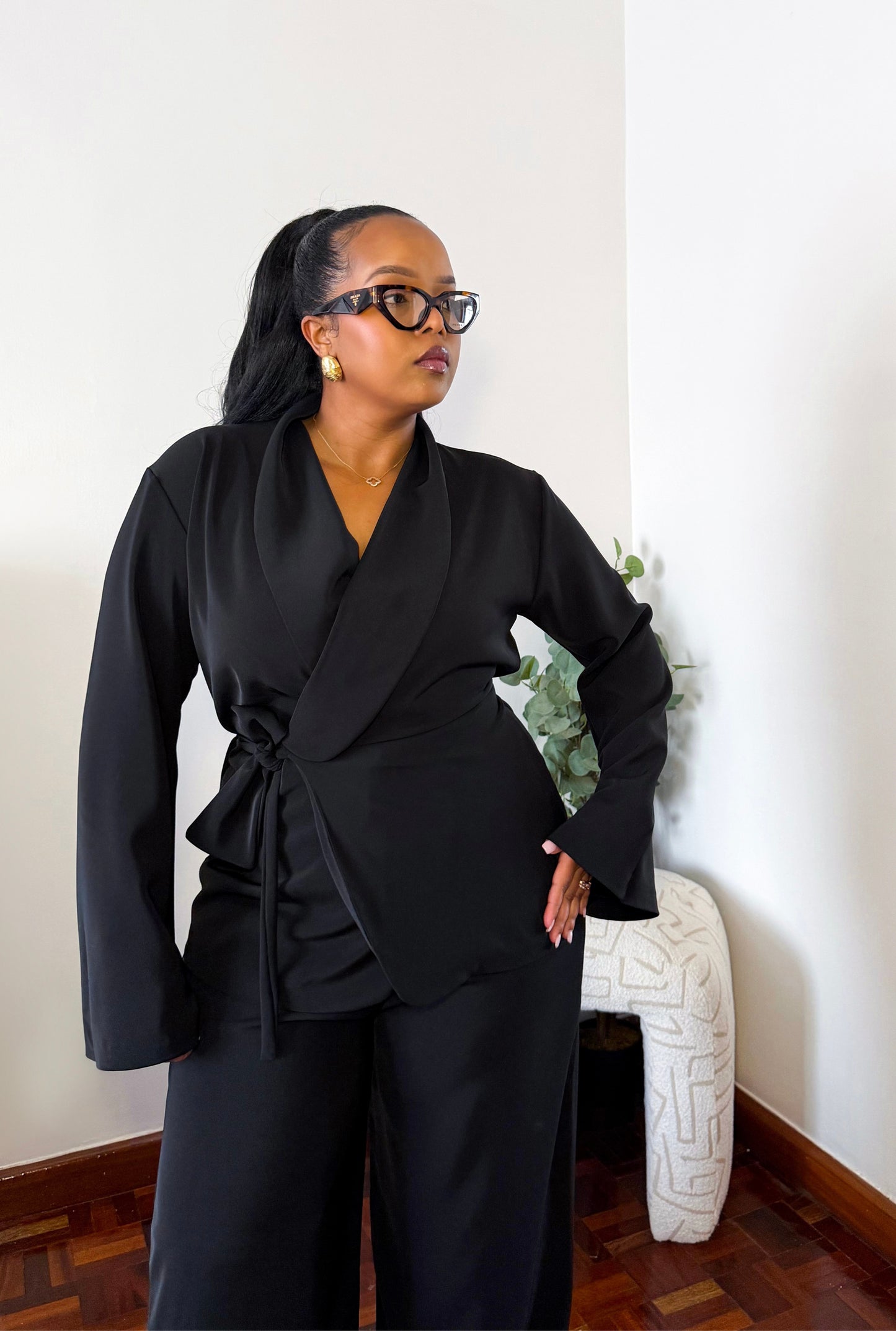 Amani Pants Set - Black