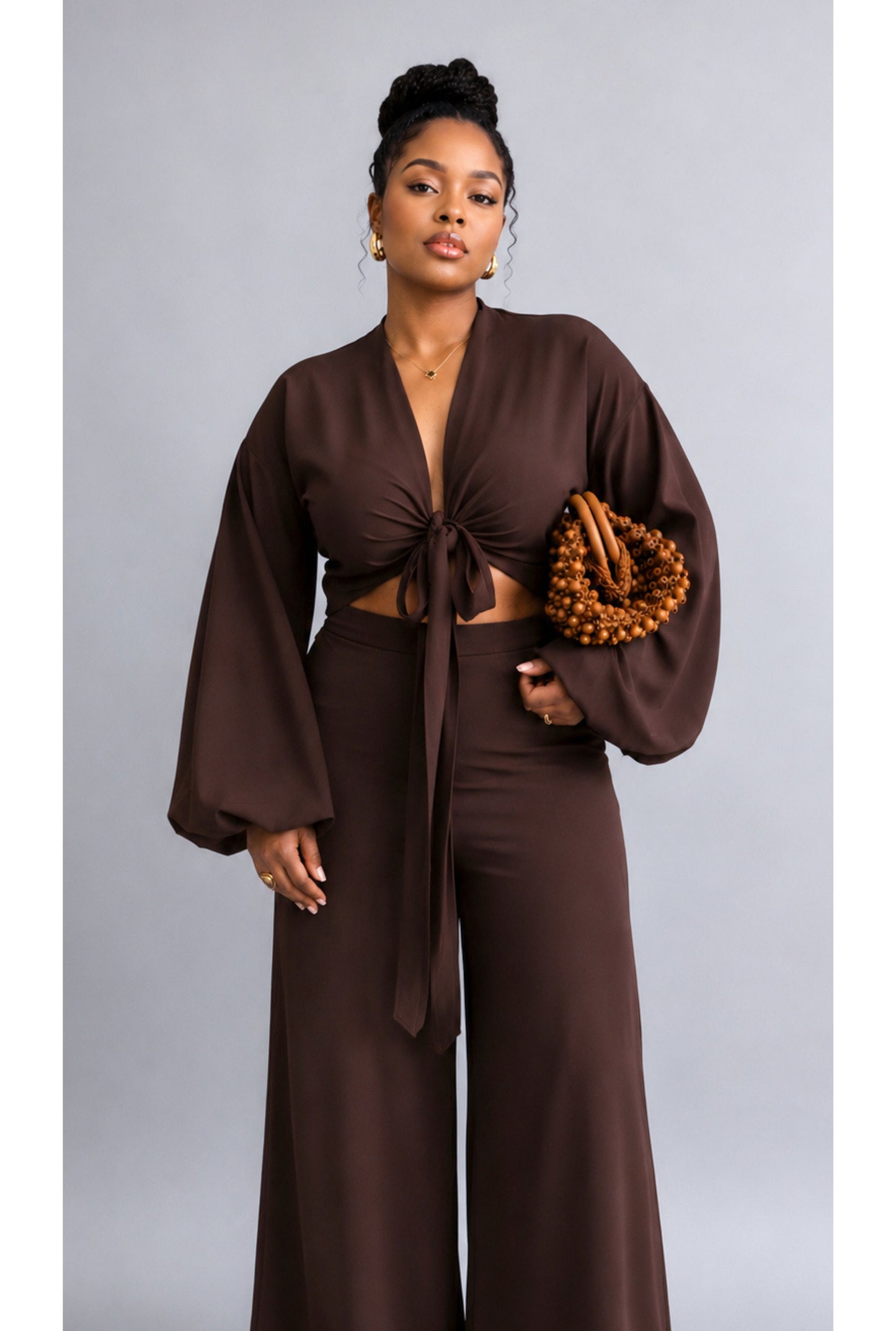 Alorä Pants Set - Choco