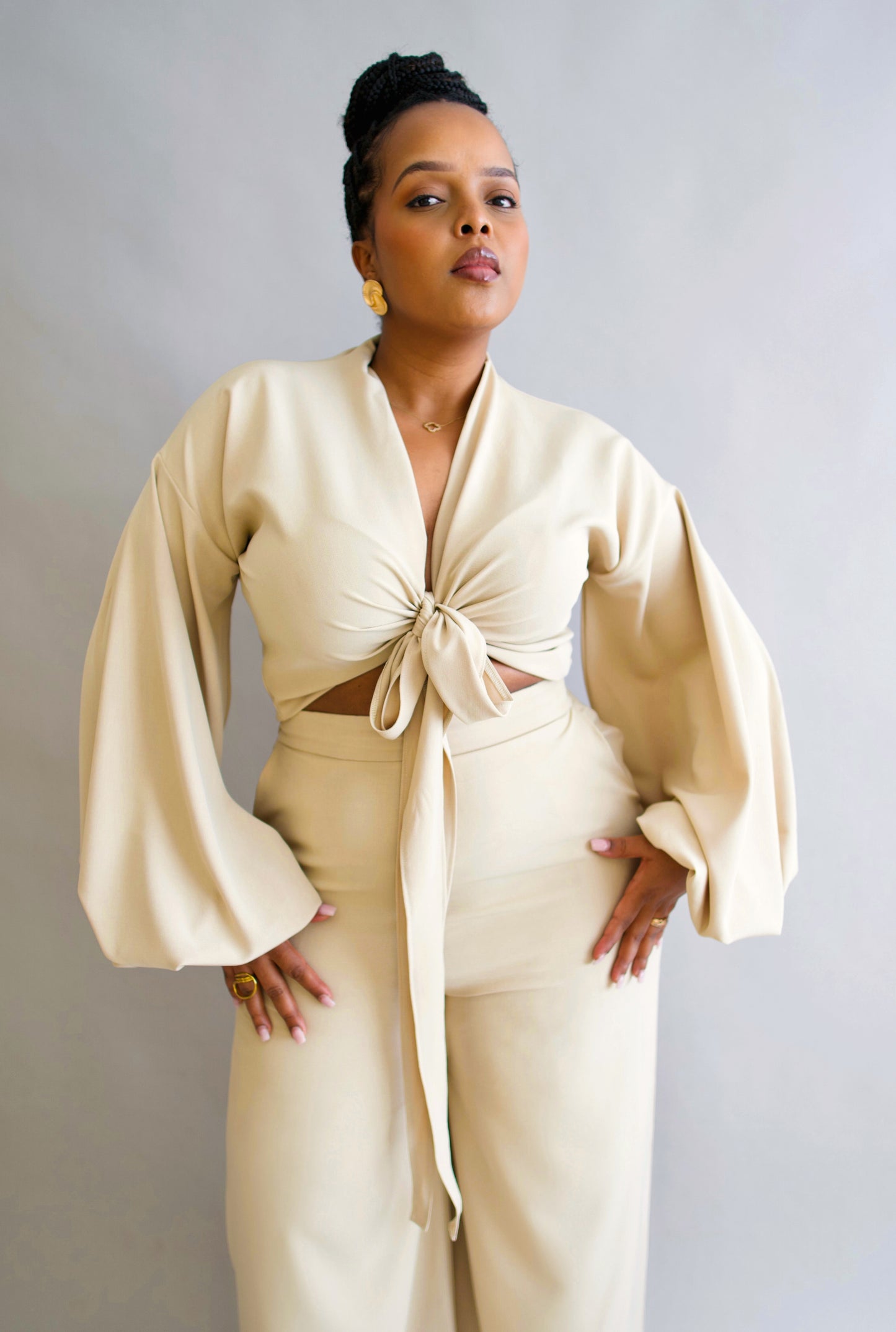 Alorä Pants Set - Honey beige