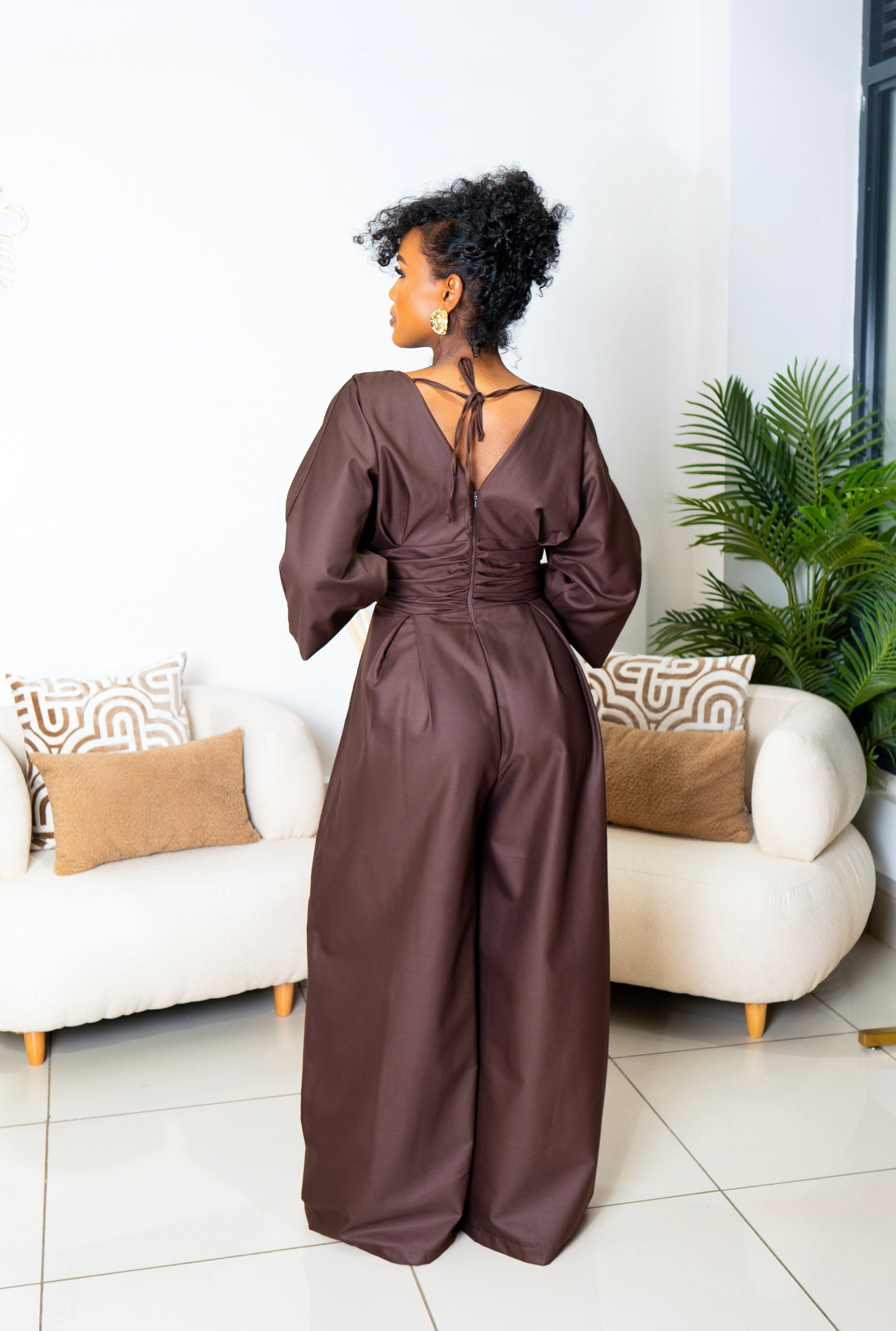 Anaya Jumpsuit - Coffee