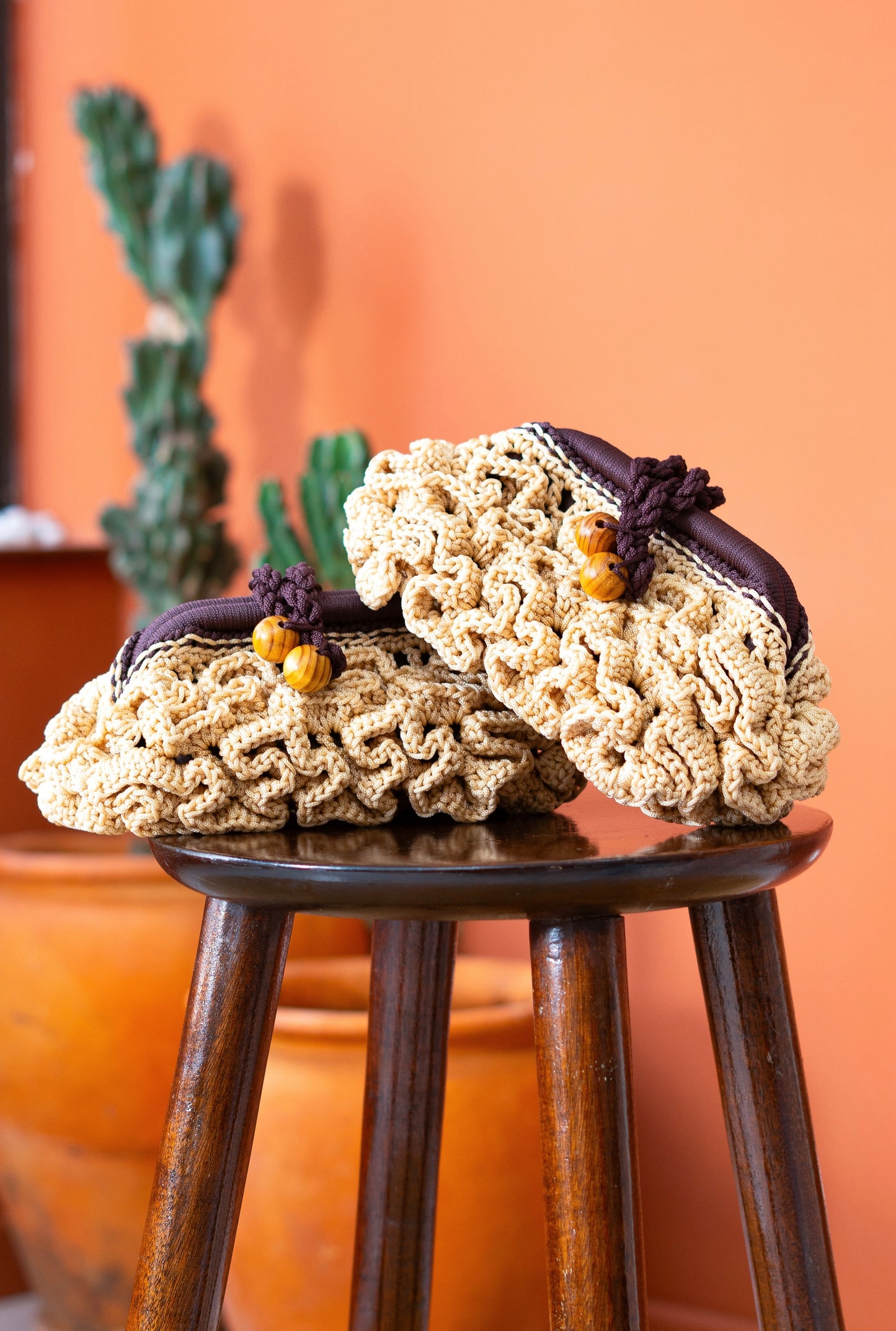 Alani Woven Pouch - Natural Beige
