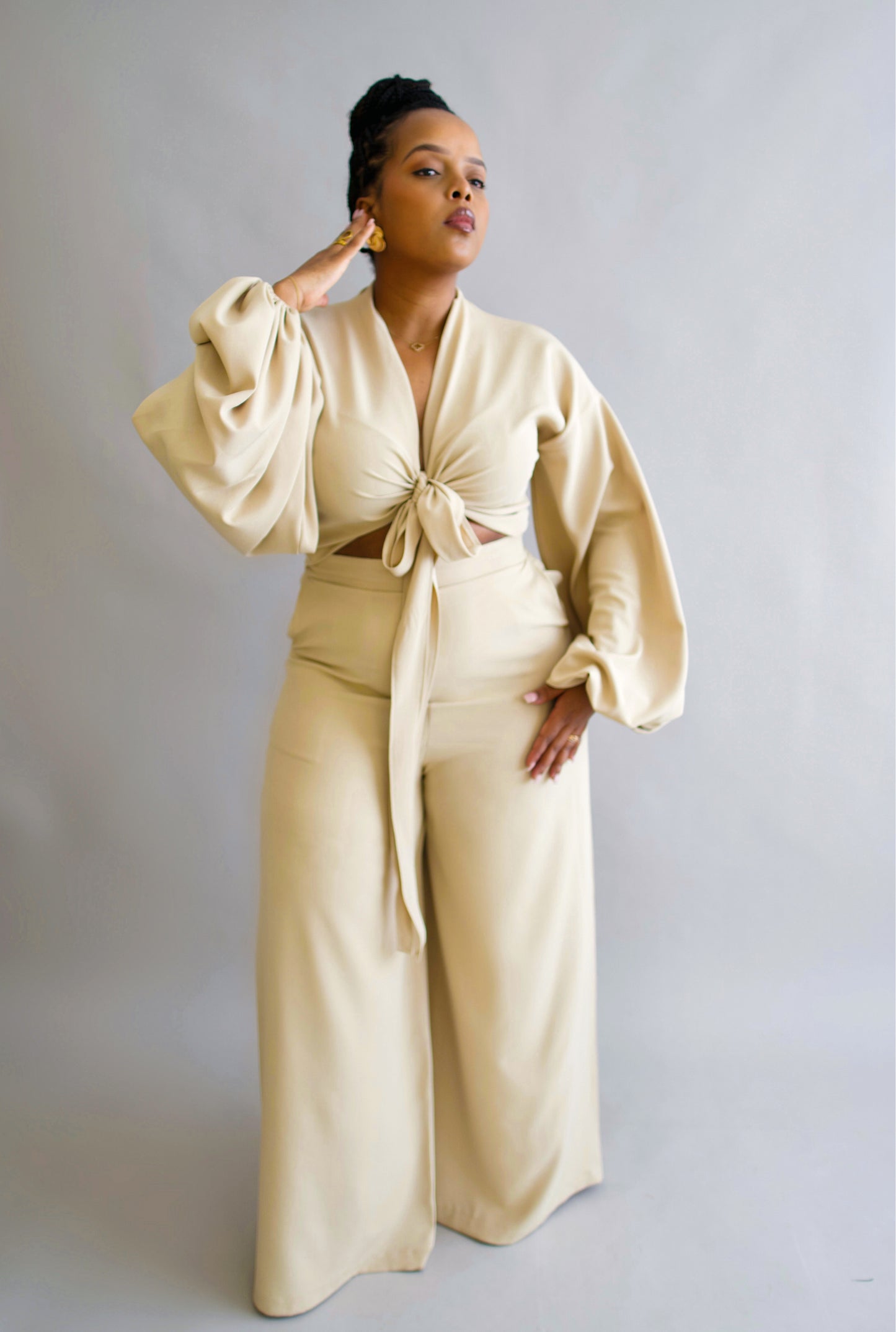 Alorä Pants Set - Honey beige