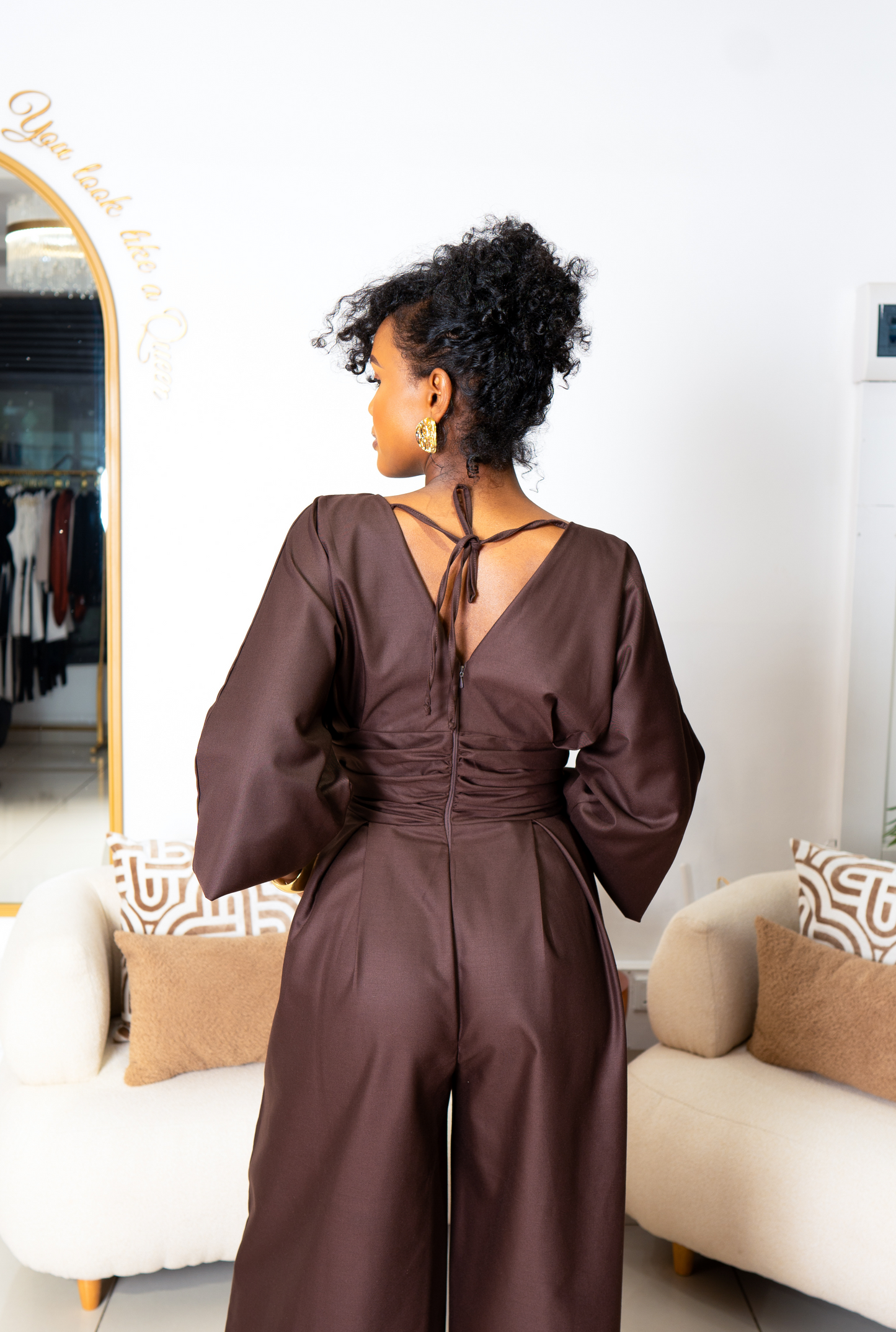 Anaya Jumpsuit - Coffee