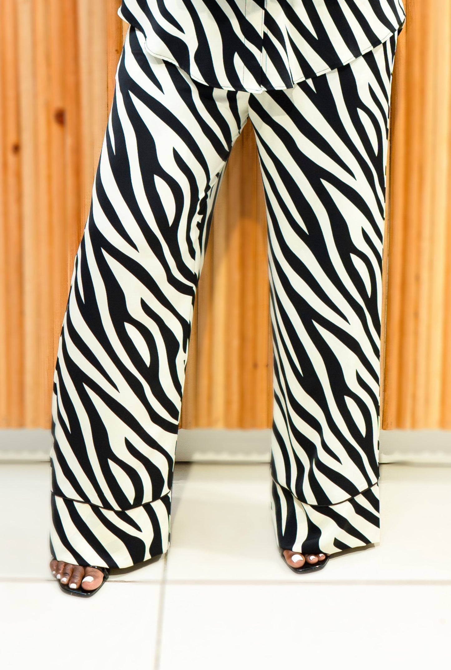 Elman Pants Set - Black Print