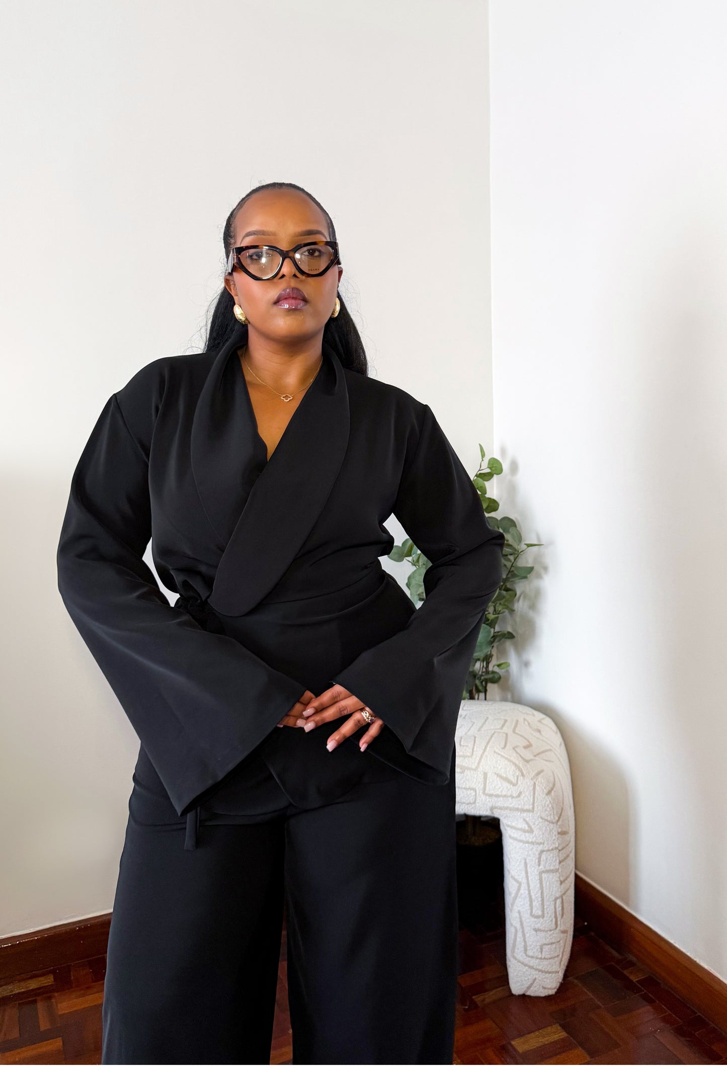 Amani Pants Set - Black