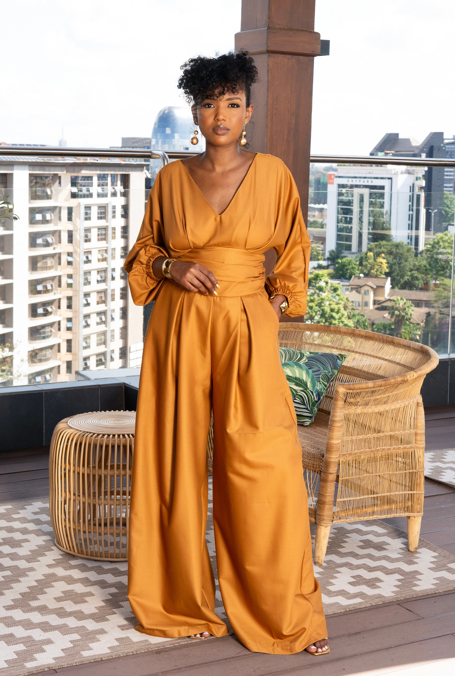 Anaya Jumpsuit - Tan