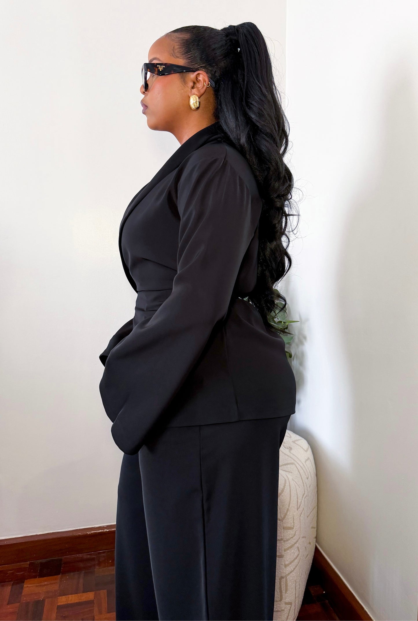 Amani Pants Set - Black