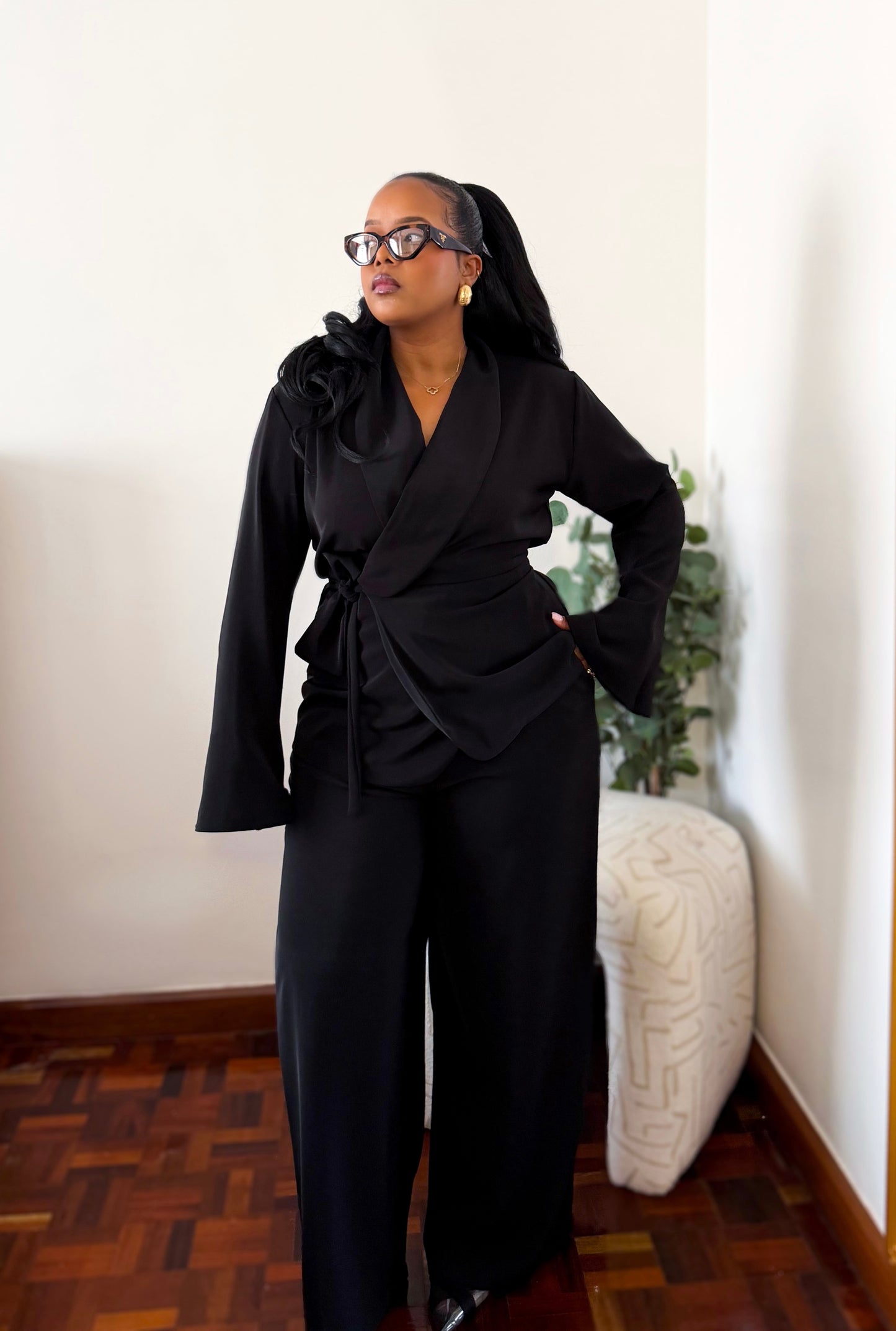 Amani Pants Set - Black