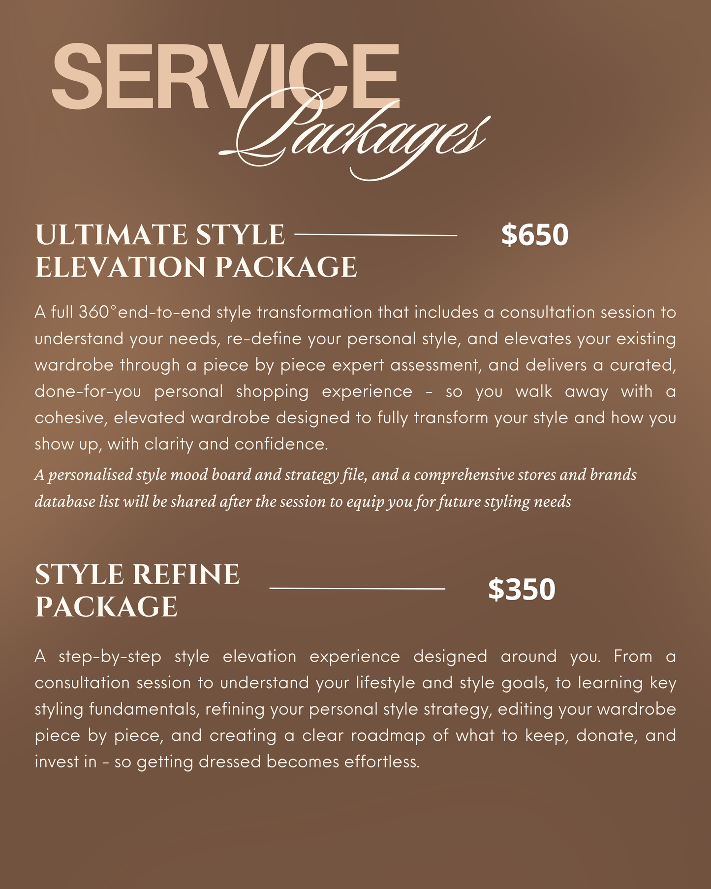 Style Refine Package